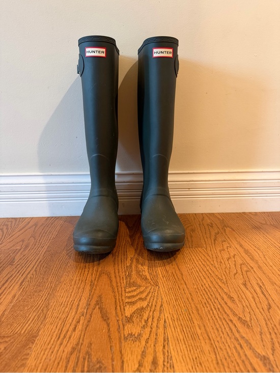Hunter Shoes - Hunter Tall Matte Black Rain Boots